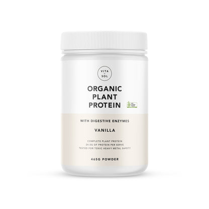 Vita-Sol Organic Plant Protein Vanilla - vitasolshop.co.uk 