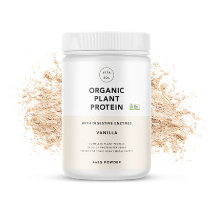 Vita-Sol Organic Plant Protein Vanilla - vitasolshop.co.uk 